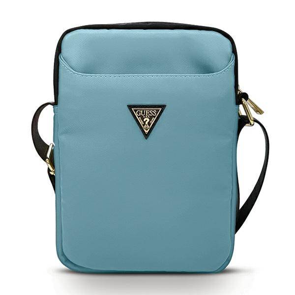 GUESS TORBA GUTB10NTMLLB 10" NIEBIESKI /BLUE NYLON TRIANGLE LOGO