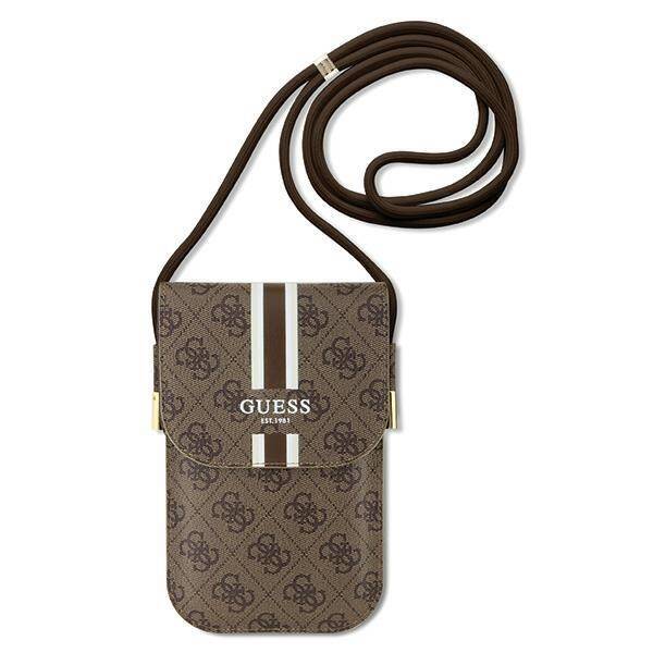 GUESS TOREBKA GUOWBP4RPSW BRĄZOWY/BROWN 4G STRIPES