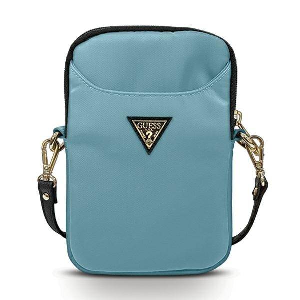 GUESS TOREBKA GUPBNTMLLB NIEBIESKI/BLUE NYLON TRIANGLE LOGO