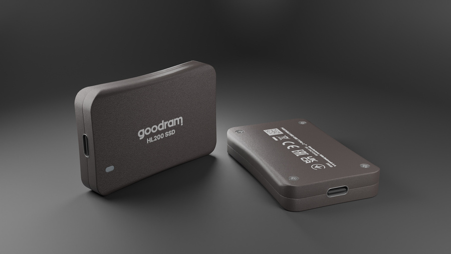 Goodram dysk SSD 256GB HL200 USB Type-C + A