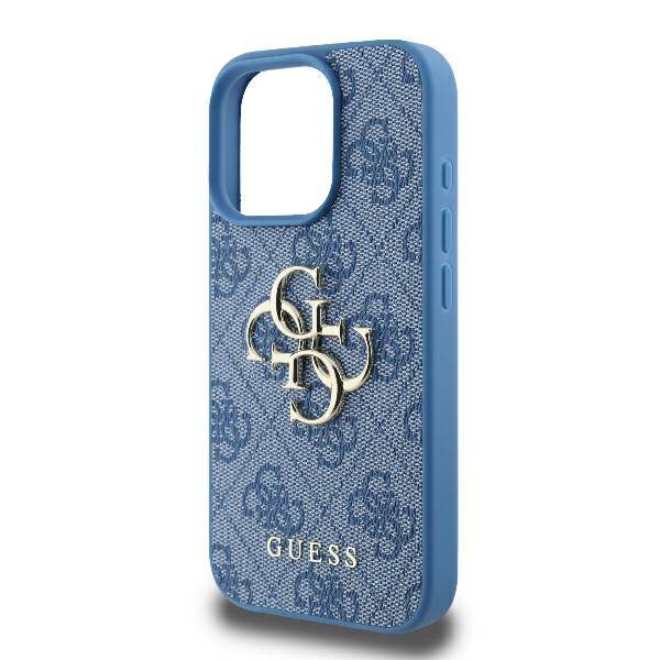 Guess GUHCP16L4GMGBL iPhone 16 Pro 6.3" niebieski/blue hardcase 4G Big Logo