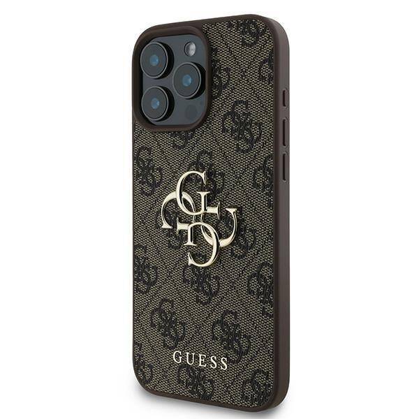 Guess GUHCP16L4GMGBR iPhone 16 Pro 6.3" brązowy/brown hardcase 4G Big Logo