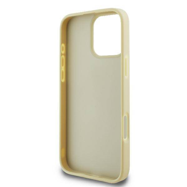 Guess GUHCP16LHG4SGD iPhone 16 Pro 6.3" złoty/gold hardcase Fixed Glitter Big 4G