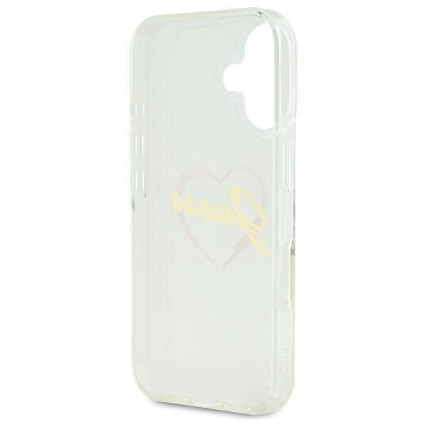 Guess GUHCP16MHCHGSPT iPhone 16 plus 6.7" przeźroczysty/transparent hardcase IML Heart