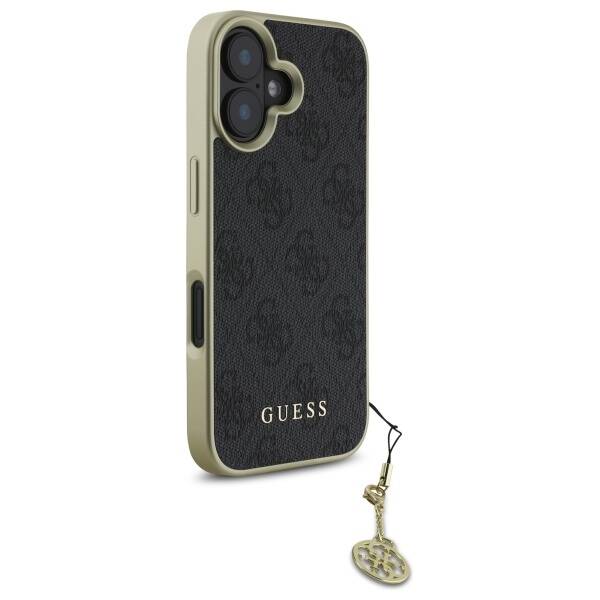 Guess GUHCP16SGF4GGR iPhone 16 6.1"       czarny/black hardcase 4G Charms Collection