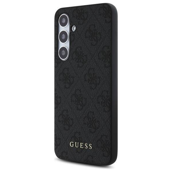 Guess GUHCS24FEG4GFGR S24 FE S721         szary/grey hardcase 4G Metal Gold Logo