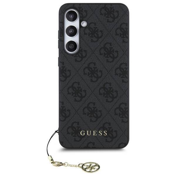 Guess GUHCS24FEGF4GGR S24 FE S721         szary/grey hardcase 4G Charms Collection