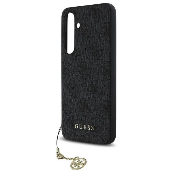 Guess GUHCS24FEGF4GGR S24 FE S721         szary/grey hardcase 4G Charms Collection