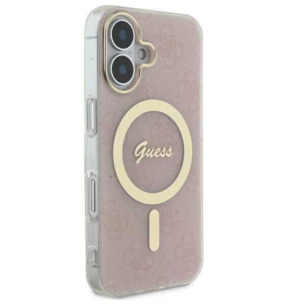 Guess GUHMP16MH4STP iPhone 16 Plus 6.7"   różowy/pink hardcase IML 4G MagSafe