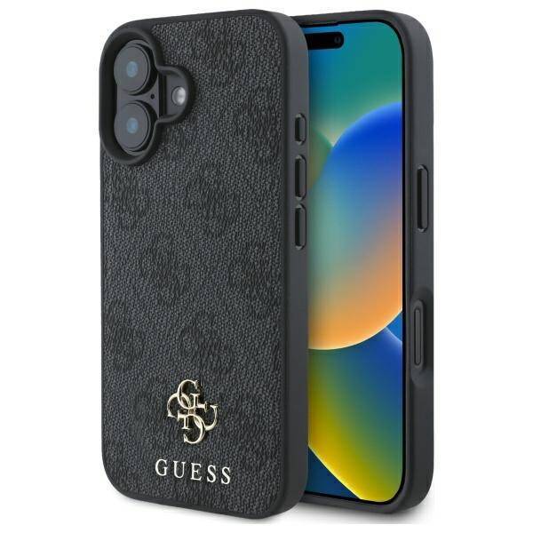 Guess GUHMP16SP4SM4MK iPhone 16 6.1"      czarny/black hardcase 4G Small Classic MagSafe