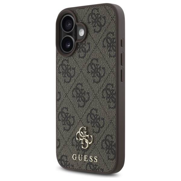 Guess GUHMP16SP4SM4MW iPhone 16 6.1"      brązowy/brown hardcase 4G Small Classic MagSafe