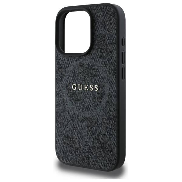 Guess GUHMP16XG4GFRK iPhone 16 Pro Max 6.9" czarny/black hardcase 4G Ring Classic Logo MagSafe