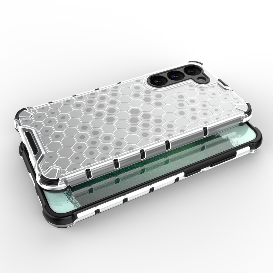 Honeycomb etui do Samsung Galaxy S23+ pancerny hybrydowy pokrowiec czarne