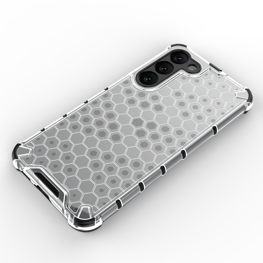 Honeycomb etui do Samsung Galaxy S23+ pancerny hybrydowy pokrowiec czarne