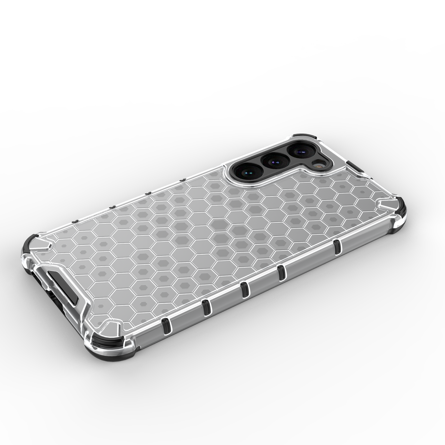 Honeycomb etui do Samsung Galaxy S23+ pancerny hybrydowy pokrowiec niebieskie