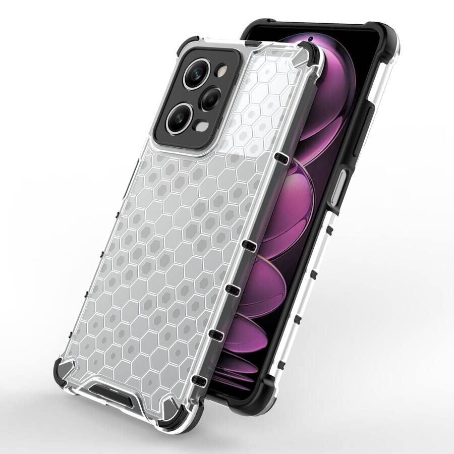 Honeycomb etui do Xiaomi Redmi Note 12 Pro / Poco X5 Pro 5G pancerny hybrydowy pokrowiec niebieskie