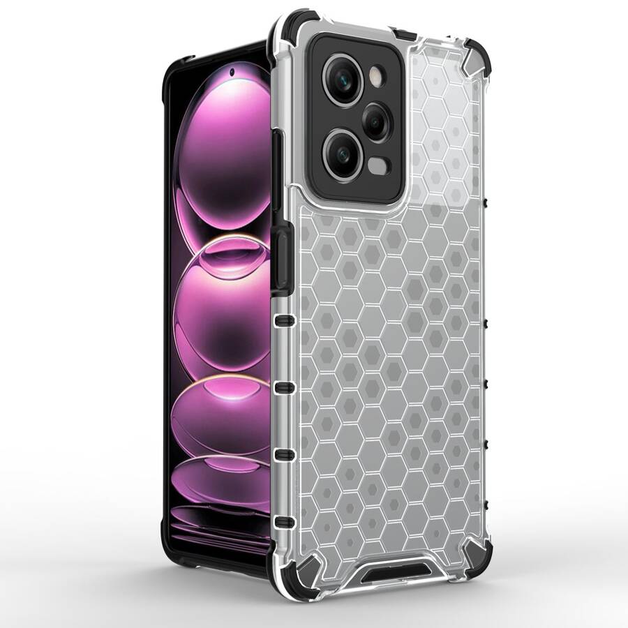 Honeycomb etui do Xiaomi Redmi Note 12 Pro / Poco X5 Pro 5G pancerny hybrydowy pokrowiec niebieskie