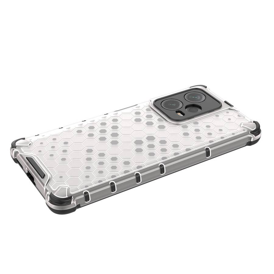 Honeycomb etui do Xiaomi Redmi Note 12 Pro+ pancerny hybrydowy pokrowiec czarne