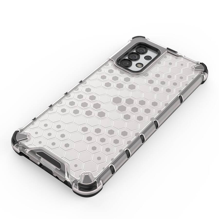 Honeycomb etui pancerny pokrowiec z żelową ramką Samsung Galaxy A13 5G niebieski