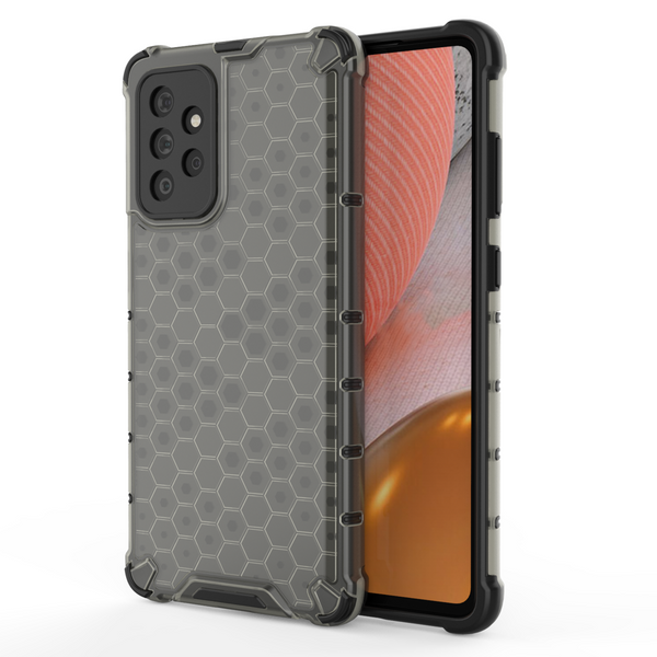 Honeycomb etui pancerny pokrowiec z żelową ramką Samsung Galaxy A53 5G czarny