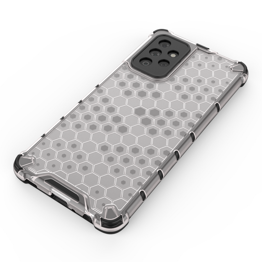 Honeycomb etui pancerny pokrowiec z żelową ramką Samsung Galaxy A53 5G czarny