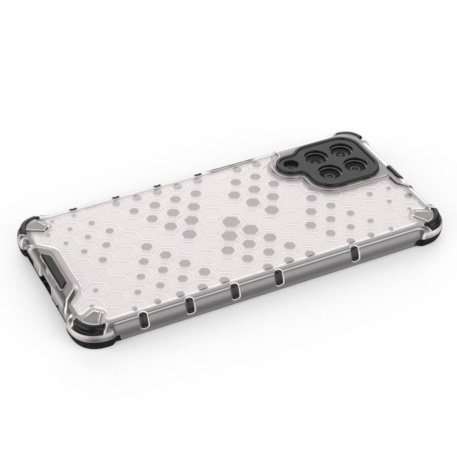 Honeycomb etui pancerny pokrowiec z żelową ramką Samsung Galaxy M53 5G czarny