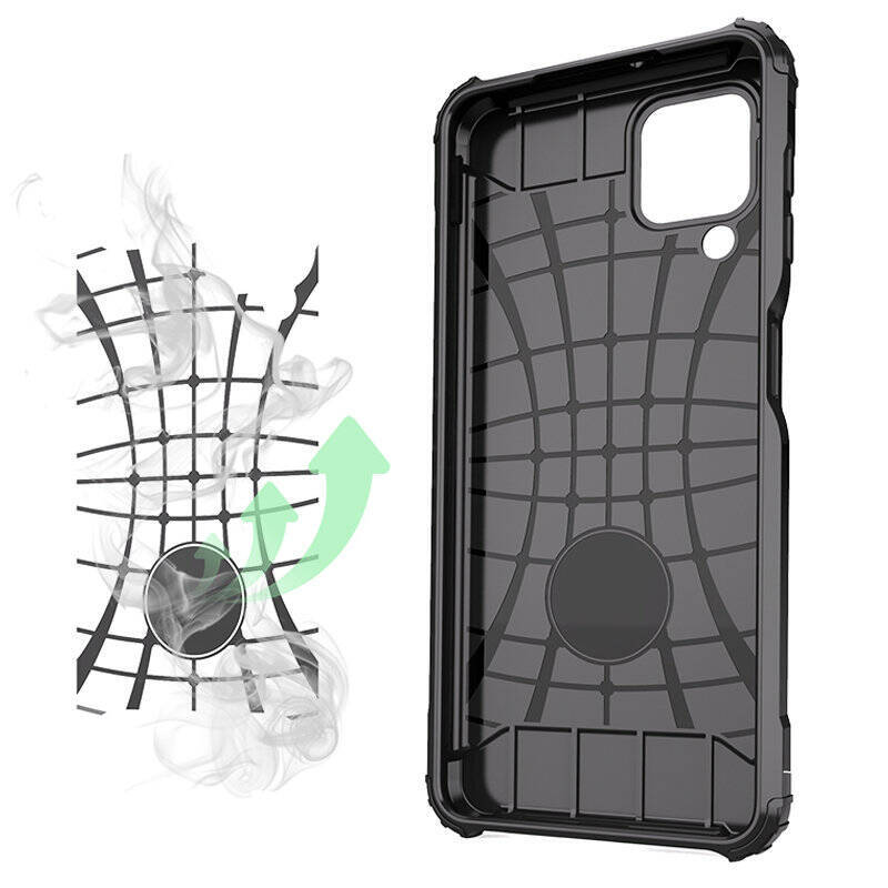 Hybrid Armor pancerne hybrydowe etui pokrowiec Samsung Galaxy A22 4G złoty