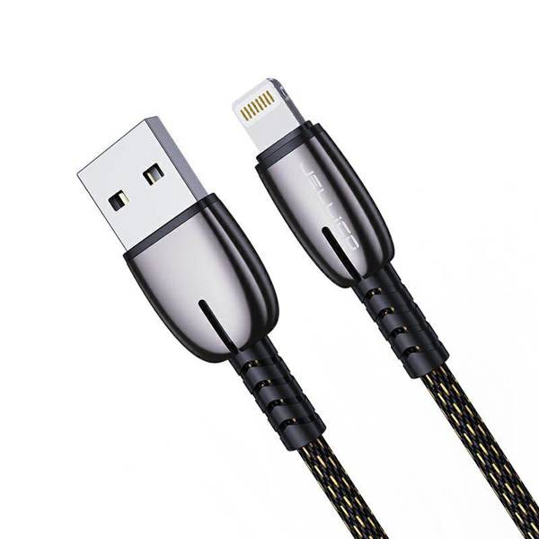 JELLICO USB KABEL - A19 3.1A LIGHTNING 1M CZARNY