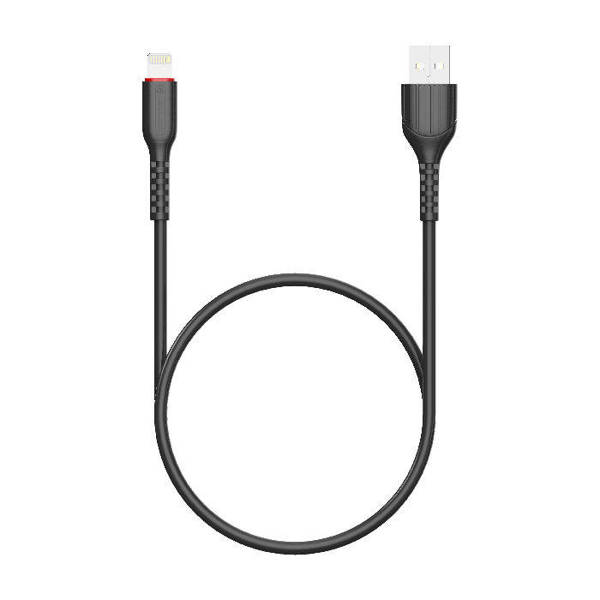 JELLICO USB KABEL - MT-10 3.1A LIGHTNING 1M CZARNY