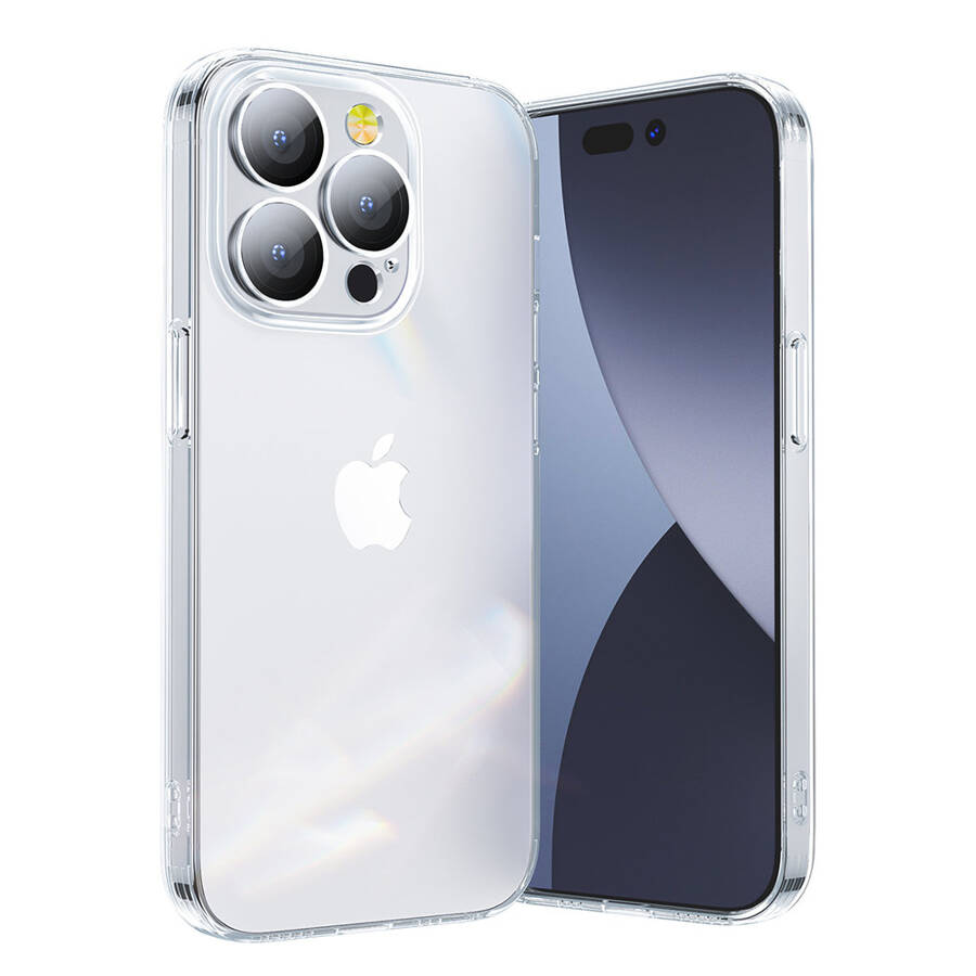 Joyroom 14Q Case etui iPhone 14 obudowa pokrowiec z osłoną na aparat przezroczysty (JR-14Q1 transparent)