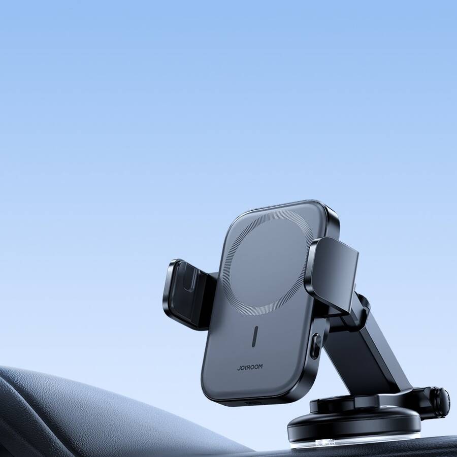 Joyroom samochodowy uchwyt magnetyczny bezprzewodowa indukcyjna ładowarka Qi 15W (kompatybilna z MagSafe do iPhone) na kratkę nawiewu (JR-ZS295)