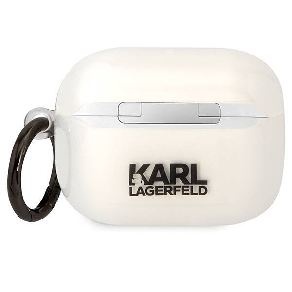 KARL LAGERFELD KLAPHNIKTCT AIRPODS PRO COVER TRANSPARENT KARL`S HEAD