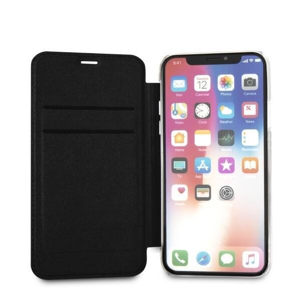 KARL LAGERFELD KLFLBKPXVDCBK IPHONE X/XS BLACK BOOK VALENTINE