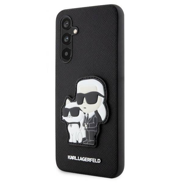 KARL LAGERFELD KLHCA34SANKCPK A34 5G A346 HARDCASE CZARNY/BLACK SAFFIANO KARL & CHOUPETTE