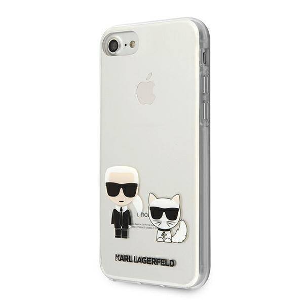 KARL LAGERFELD KLHCI8CKTR IPHONE 7/8/SE 2020 / SE 2022 HARDCASE TRANSPARENT KARL & CHOUPETTE