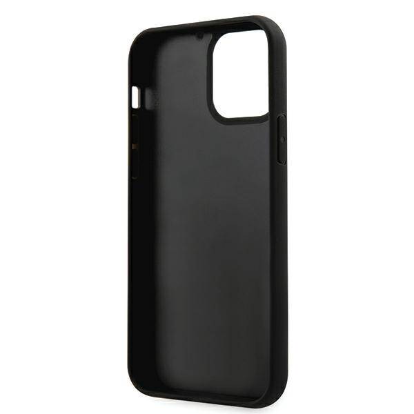 KARL LAGERFELD KLHCP12LKH3DBK IPHONE 12 PRO MAX 6,7" CZARNY/BLACK HARDCASE 3D RUBBER KARL`S HEAD