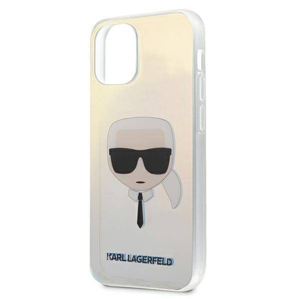 KARL LAGERFELD KLHCP12SPCKHML IPHONE 12 MINI 5,4" MULTICOLOR HARDCASE IRIDESCENT KARL`S HEAD