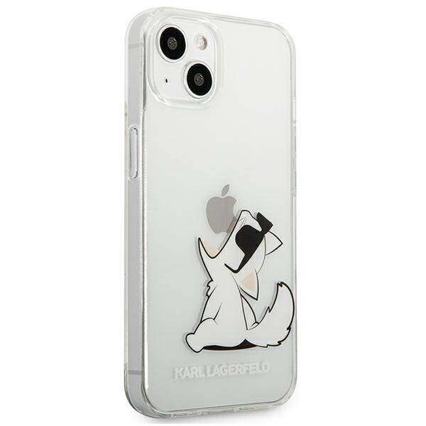 KARL LAGERFELD KLHCP13MCFNRC IPHONE 13 / 14 / 15 6,1" HARDCASE TRANSPARENT CHOUPETTE FUN