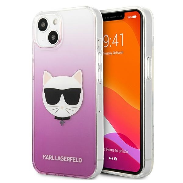 KARL LAGERFELD KLHCP13MCTRP IPHONE 13 / 14 / 15 6,1" HARDCASE RÓŻOWY/PINK CHOUPETTE HEAD