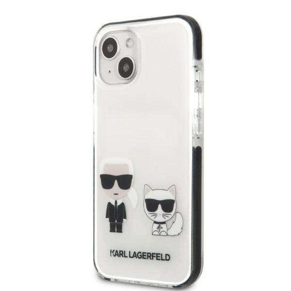 KARL LAGERFELD KLHCP13MTPEKCW IPHONE 13 / 14 / 15 6,1" HARDCASE BIAŁY/WHITE KARL&CHOUPETTE