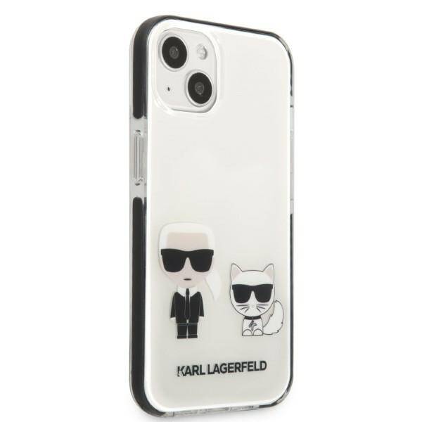 KARL LAGERFELD KLHCP13MTPEKCW IPHONE 13 / 14 / 15 6,1" HARDCASE BIAŁY/WHITE KARL&CHOUPETTE