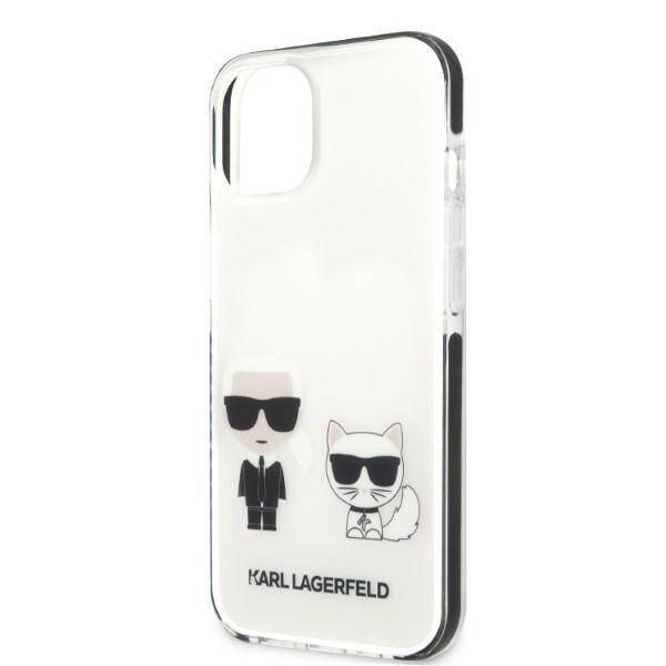 KARL LAGERFELD KLHCP13MTPEKCW IPHONE 13 / 14 / 15 6,1" HARDCASE BIAŁY/WHITE KARL&CHOUPETTE