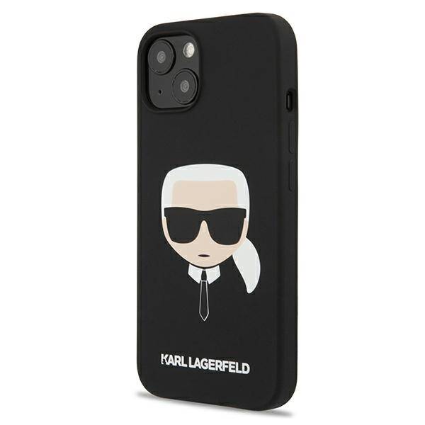 KARL LAGERFELD KLHCP13SSLKHBK IPHONE 13 MINI 5,4" CZARNY/BLACK HARDCASE SILICONE KARL`S HEAD