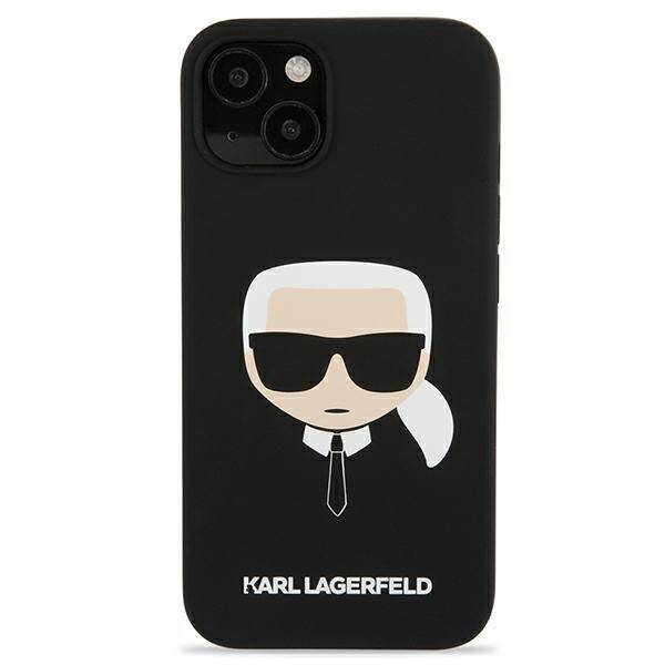 KARL LAGERFELD KLHCP13SSLKHBK IPHONE 13 MINI 5,4" CZARNY/BLACK HARDCASE SILICONE KARL`S HEAD