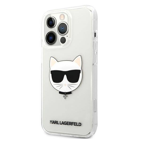 KARL LAGERFELD KLHCP13XCTR IPHONE 13 PRO MAX 6,7" HARDCASE TRANSPARENT CHOUPETTE HEAD