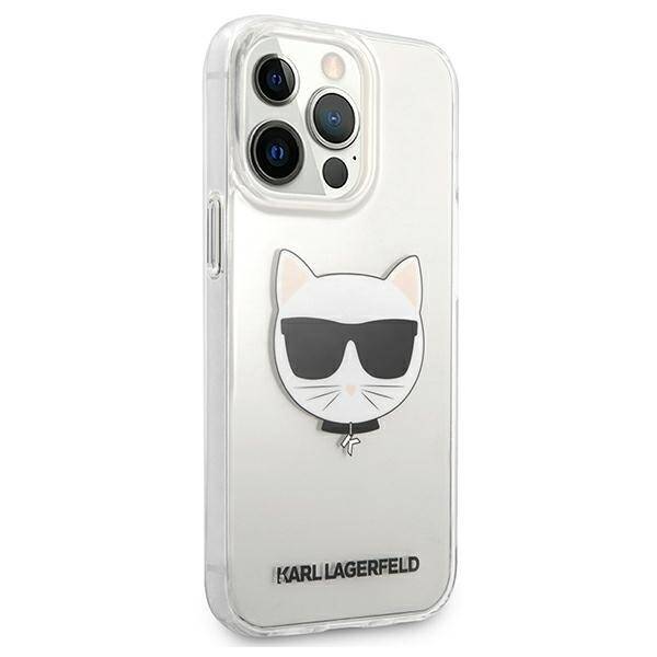 KARL LAGERFELD KLHCP13XCTR IPHONE 13 PRO MAX 6,7" HARDCASE TRANSPARENT CHOUPETTE HEAD