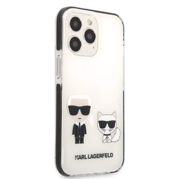 KARL LAGERFELD KLHCP13XTPEKCW IPHONE 13 PRO MAX 6,7" HARDCASE BIAŁY/WHITE KARL&CHOUPETTE