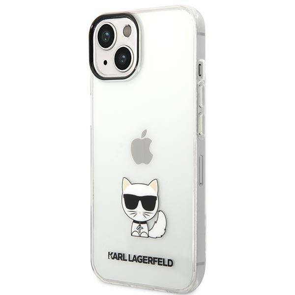 KARL LAGERFELD KLHCP14MCTTR IPHONE 14 PLUS / 15 PLUS 6,7" HARDCASE PRZEŹROCZYSTY/TRANSPARENT CHOUPETTE BODY