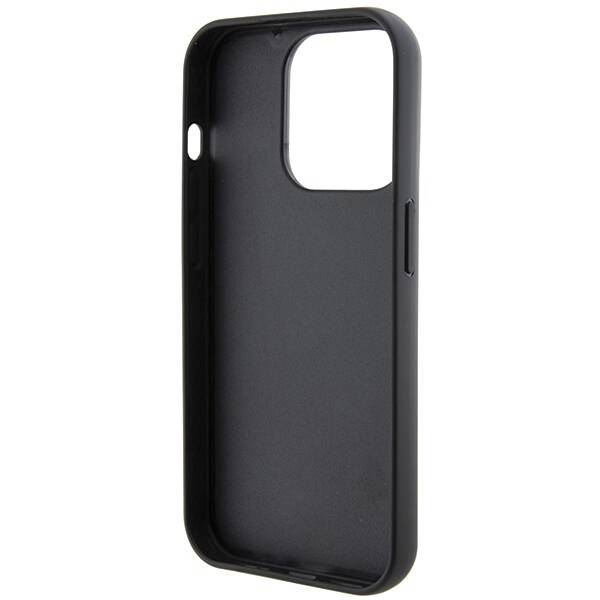 KARL LAGERFELD KLHCP14XGSACHPK IPHONE 14 PRO MAX 6.7" CZARNY/BLACK HARDCASE GRIPSTAND SAFFIANO CHOUPETTE PINS