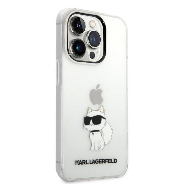 KARL LAGERFELD KLHCP14XHNCHTCT IPHONE 14 PRO MAX 6,7" TRANSPARENT HARDCASE IKONIK CHOUPETTE